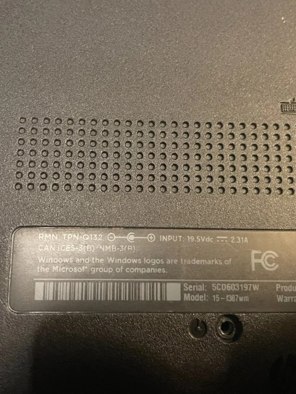 Hp 15-f387wm